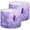 Color 3, variant on Linen Drum Lamp Shades Vibrant Lilies Butterflies Soft Purple 13" x 13" x 10" Lampshade for Table Lamps Floor Lamps Lamp Shade Replacement Easy Assembly Required