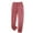 #02 Red 【Daily Essentials: Mix & Match All Colors】, variant on Women's Relaxed Fit Loose Elastic Waist Long Sweatpants Trousers Bottoms Solid Color Bound Feet Soft Stretchy Comfy Casual Daily Lounge Home Gym Workout Travel Essentials