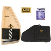 Oscar Schmidt 21 Chord Autoharp, Select Spruce, Flower Shaped Soundhole, OS45CE w/Soft Case, OS45CE AC448PACK