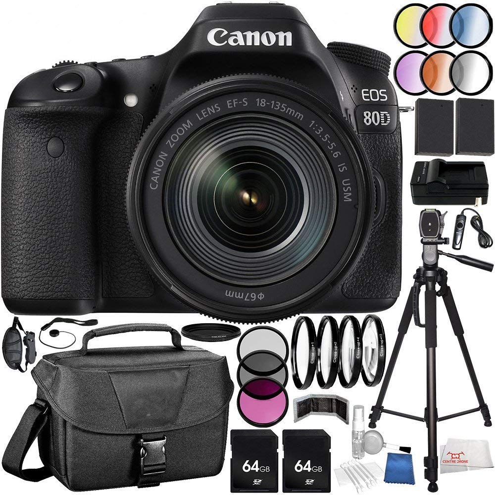 Canon EOS 80D DSLR Camera International Version (No Warranty) Bundle