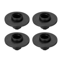 Uxcell Camping Chair Foot 4 Pack 0.55 inch Tubing Dia Detachable Anti-Slip Stool Feet Replacement Black