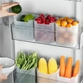 thumbnail image 3 of 1/5PCS Refrigerator Storage Boxes Food Fresh Organizer Cold Storage Crisper Fruit Spice Food Container Boxes Home Kitchen Boxes, 3 of 7