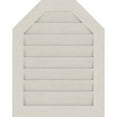 thumbnail image 4 of 24"W x 14"H Octagonal Top Gable Vent (29"W x 19"H Frame Size): Primed, Non-Functional, Smooth Pine Gable Vent w/ Decorative Face Frame, 4 of 12