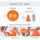 thumbnail image 4 of InnotechSC Pelota de Pilates 9", Pelota de Ejercicios Pequeña con Guía, Mini Pelota de Yoga para Pilates, Yoga, Entrenamiento Básico, Fisioterapia, Equilibrio, Estabilidad, Estiramiento, 4 of 7
