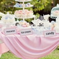 50 Elegant Folding Venue Cards for Weddings, Buffets, Banquets, and ...