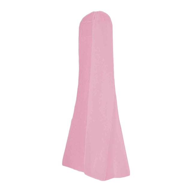 Funda protectora transpirable para vestido de novia largo, ideal para fiestas. Rosa