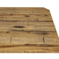 thumbnail image 2 of Executive Credenza Desk Writing Table With Solid Wood Plank Top Brown, 2 of 12