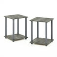 thumbnail image 2 of Furinno Turn-N-Tube Easy Assembly Stackable Bookcase, Bookshelf, French Oak/Grey, 2 of 7
