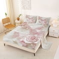 thumbnail image 2 of Erosebridal Kawaii Pink Butterfly Queen Sheet Sets,Romantic Flowers Bed Set For Girly 4pcs, 2 of 6