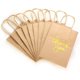 thumbnail image 5 of 24 bolsas de papel con asas - Bolsa de papel kraft con fuente de agradecimiento. Para fiestas. WD.WDQZL Hogar, 5 of 5