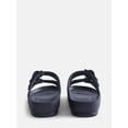 thumbnail image 2 of Wonder Nation Little and Big Boys or Girls Two Buckle Footbed Slide Sandals, 2 of 2