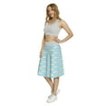 thumbnail image 3 of Women's Axolotl Mexican Axolotls Sea A-line Printed Skirt Casual Wear, 3XL, Pale Pink Pale Blue, by Ambesonne, 3 of 6