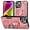 Pink, variant on Retro Durable Leather Phone Case for iPhone X XS XR Max 7 8 6 S Plus Adjustable Finger Ring Holder Card Slots Lens Protector Back Cover(Purple,X/XS)