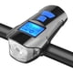 thumbnail image 1 of Velocímetro de bicicleta, luz delantera, luz nocturna recargable por USB, odómetro para montar con bocina de bicicleta, 1 of 8