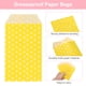 thumbnail image 3 of Uxcell 100Pcs Bolsas de Papel Kraft, 6" x 3" Bolsas de Caramelo Impermeables, Bolsas de Favor Planas, Bolsas de Regalo Pequeñas, Puntos Amarillos, 3 of 6