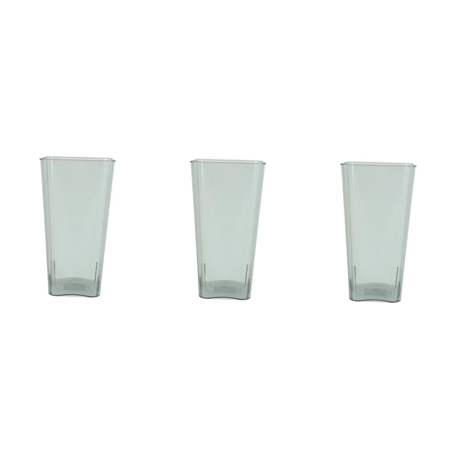 MLINS 3pcs Clear Umbrella Storage Container Waterproof Umbrella Stand Convenient Umbrella Bucket For Home Entryway Large Plastic Umbrella Holder