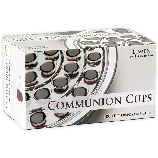 Communion Cups 1 3/8" (Box of 1000) Lumen by Abingdon Press Walmart