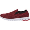 thumbnail image 2 of Deer Stags Kids' Eddy Jr. NoSox Slip-on Fashion Sneaker - Red/Black - 4 Big Kid Medium, 2 of 8