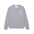 thumbnail image 3 of Sudadera con capucha de primavera de algodón puro para hombres y mujeres, sudadera con estampado de corazón de manga larga para parejas de otoño, sudadera de calle para parejas, 3 of 5