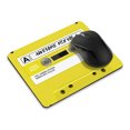 thumbnail image 1 of WIRESTER Rectangle Standard Mouse Pad, Non-Slip Mouse Pad for Home, Office, and Gaming Desk - Yellow Cassette Tape Awesome Mix Vol 1, 1 of 5