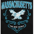 thumbnail image 2 of Massachusetts The Bay State Pride MA Women's Graphic T Shirt Tees Brisco Brands S, 2 of 5