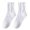 A-White129, variant on WMNTST Womens Ribbed Socks Breathable Sports Socks Sweat Absorbent Solid Color Running Above Ankle Sock