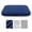 Navy blue, variant on Soft Memory Foam Chair Pad, NonSlip Seats Cushions for Desk Chairs and Vehicles, Eases Lower Back Fatigue