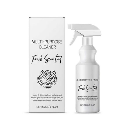 Multi-Purpose Cleaner Household Cleaner with Mild Hands-Free Whole House Cleaning Multi-Scene Kitchen and Bathroom Cleaner 150Ml(White)