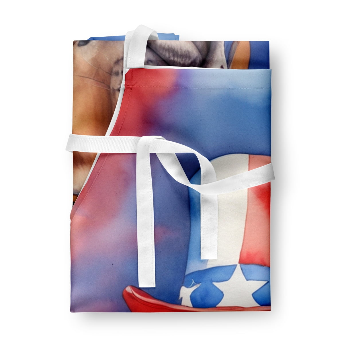 Rhodesian Ridgeback Patriotic American Apron 27 in x 30 in