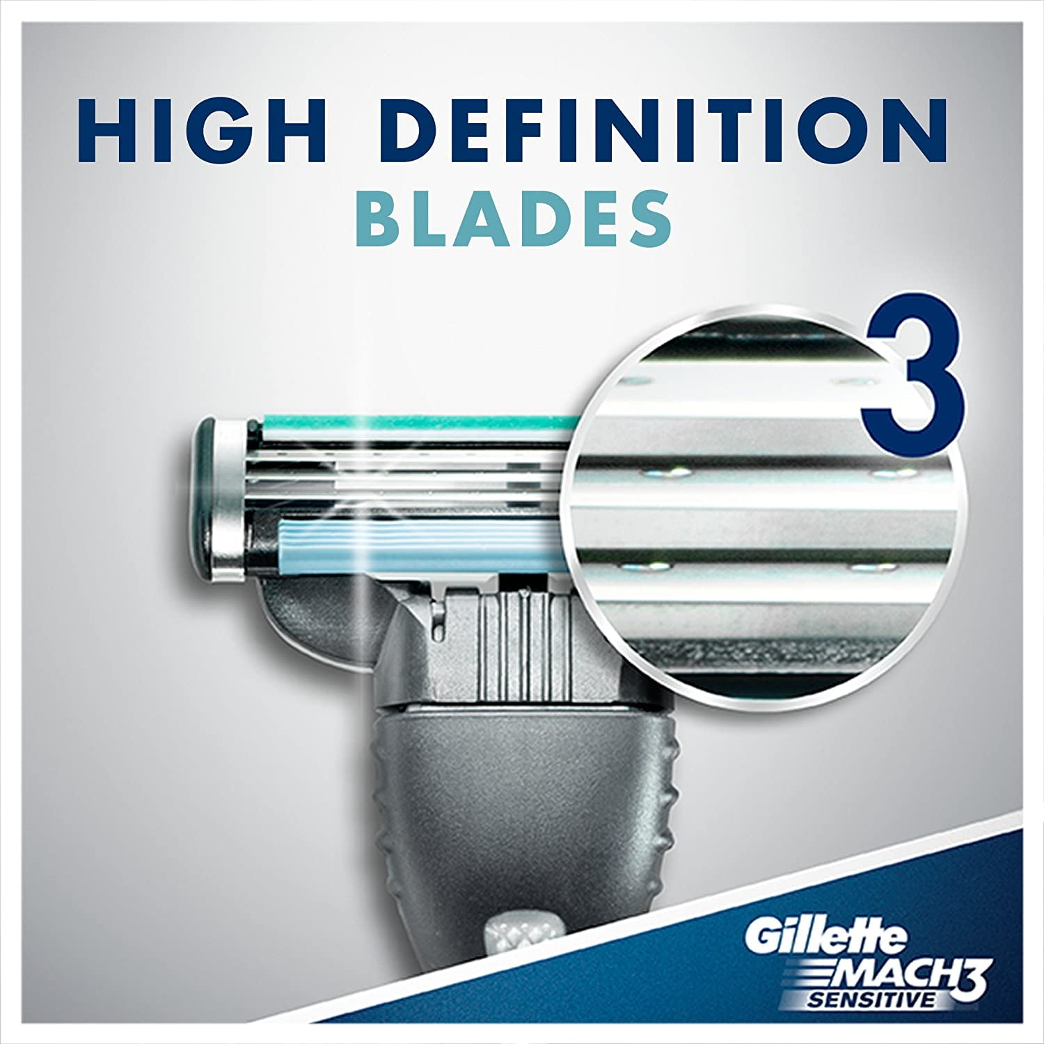 2 Pack - Gillette MACH3 Disposable Razors, Sensitive 3 ea