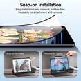 thumbnail image 3 of Protescreen Removable Paper-Feel Screen Protector for iPad Pro 12.9 (2022/2021/2020/2018, 3rd–6th Gen), Nano Adhesion Reusable Paper Texture Matte Film, Anti-Glare & Anti-Blue Light, 3 of 8