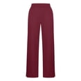 thumbnail image 4 of Staki Flare Leggings for Women Girls Flare Leggings Kids Bell Bottom High Waisted Dance Yoga Flared Pants 6-10Y 11-15Y(Brick Red,14-15 Years), 4 of 5