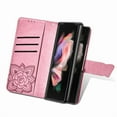 thumbnail image 6 of for Galaxy Z Fold 6 Case Wallet, Women Butterfly Embossed PU Leather Flip Folio Cover Credit Card Holder Slots Stand Case with Hand Strap for Samsung Galaxy Z Fold 6,Pink, 6 of 16