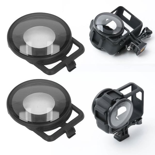Protectores De Lente Dual Para Cámara De Acción, Cubierta De Lente De Cámara De Acción Resistente A Arañazos Y Caídas, Diseño A Presión Para Función Protectora