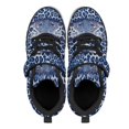 thumbnail image 4 of CHAQLIN Blue Leopard Cheetah Print Shoes for Boys Girls Breathable Anti-Slip Sneakers Mesh Walking Lightweight Athletic Running Shoes with Hook and Loop, 4 of 7
