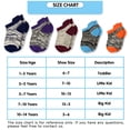 thumbnail image 7 of Kids Socks Boys Girls Ankle Striped Athletic Low Cut Socks 12 Pairs 1-14 Years, 7 of 7