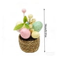 thumbnail image 2 of A Easter Egg Crafts Decorative Ornaments, Plastic Display Pieces With Natural Look For Home Decor, Office Display, Party Arrangements – 5.51X2.95X2.95In 0.14Lb, 2 of 7