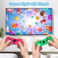 thumbnail image 5 of Game Controller Compatible with Nintendo Swicth, L/R Joycon Replacement with 6-Asix Gyro/Dual Motors - Pink&Green, 5 of 5