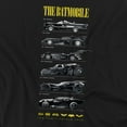 thumbnail image 2 of Batman 85th Anniversary Batmobile on Dark Unisex Adult Tall T Shirt (X-Large) Black, 2 of 3