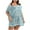 Blue, variant on Vmvidoty Womens Oversized Crochet Hollow Out Swimsuit Coverup Summer 2026 Boat Neck Beach Bathing Suit Cover Up Dress White Free Size
