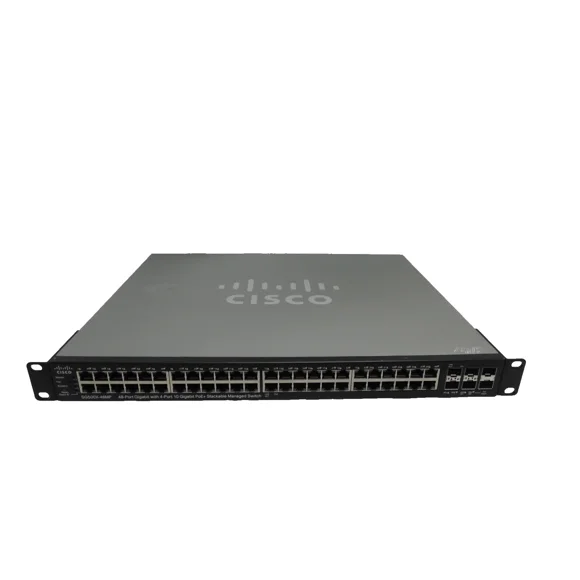 Used Cisco SG500X-48MP-K9 48 PORT POE+ GIG MANAGED SWITCH w/ 4x10G SFP PORTS