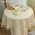 thumbnail image 2 of Tablecloth, Cotton, 90x90cm, Beige, 2 of 6