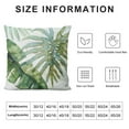 thumbnail image 5 of Nawypu  Olive Green Tropical Leaf Throw Pillow Covers Decorative Botanical Monstera Banana Leaves Couch Pillow Cases Farmhouse Outdoor Cushion Covers for Bedroom Living Room Sofa, 5 of 5