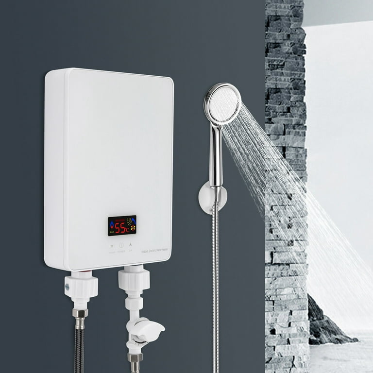 Mini Tankless Water Heater Electric 110V, On Demand Hot Water Heater  Digital Display 6KW,Electric Instant Hot Water Heater, with Shower Head  Overheating Protection - Walmart.com