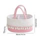thumbnail image 3 of Uuiauoio Diaper Caddy Organizer Cotton Rope Basket Boho Nursery Decor Cute Woven Tassel Portable Diaper Organizer for Changing Table Baby Shower Gifts for Newborn Essentials, 3 of 6