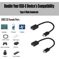thumbnail image 6 of OTG USB-C 3.0 Adapter (2 Pack) Compatible with Samsung Galaxy S25 Ultra/S25/S25+/S25Plus/S25FE to Quick Multi-Use functions to backup, keyboard, mice, thumb drives, saves, more, 6 of 6