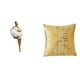 thumbnail image 1 of Figura decorativa de resina con diseño estético de chica para oficina y hogar. Elegante funda de cojín cuadrada para sofá, sala de estar, dormitorio o, 1 of 8
