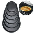 thumbnail image 2 of 5-10 Inch Non-Stick Pizza Trays Steel Baking Tool Pizza Pan Oven Tool 6-Inch, 2 of 10