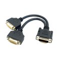 thumbnail image 1 of HUGFEGWE DMS-59Pin 1 to 2 DVI 24+5 Splitter Extension Cable for PC Graphics Card CJ25311-8549, 1 of 8