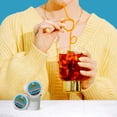 thumbnail image 4 of Twinings Brew Over Ice Unsweetened Peach K-Cup® Pods for Keurig, Flavoured Black Iced Tea, 24 Count, 4 of 7